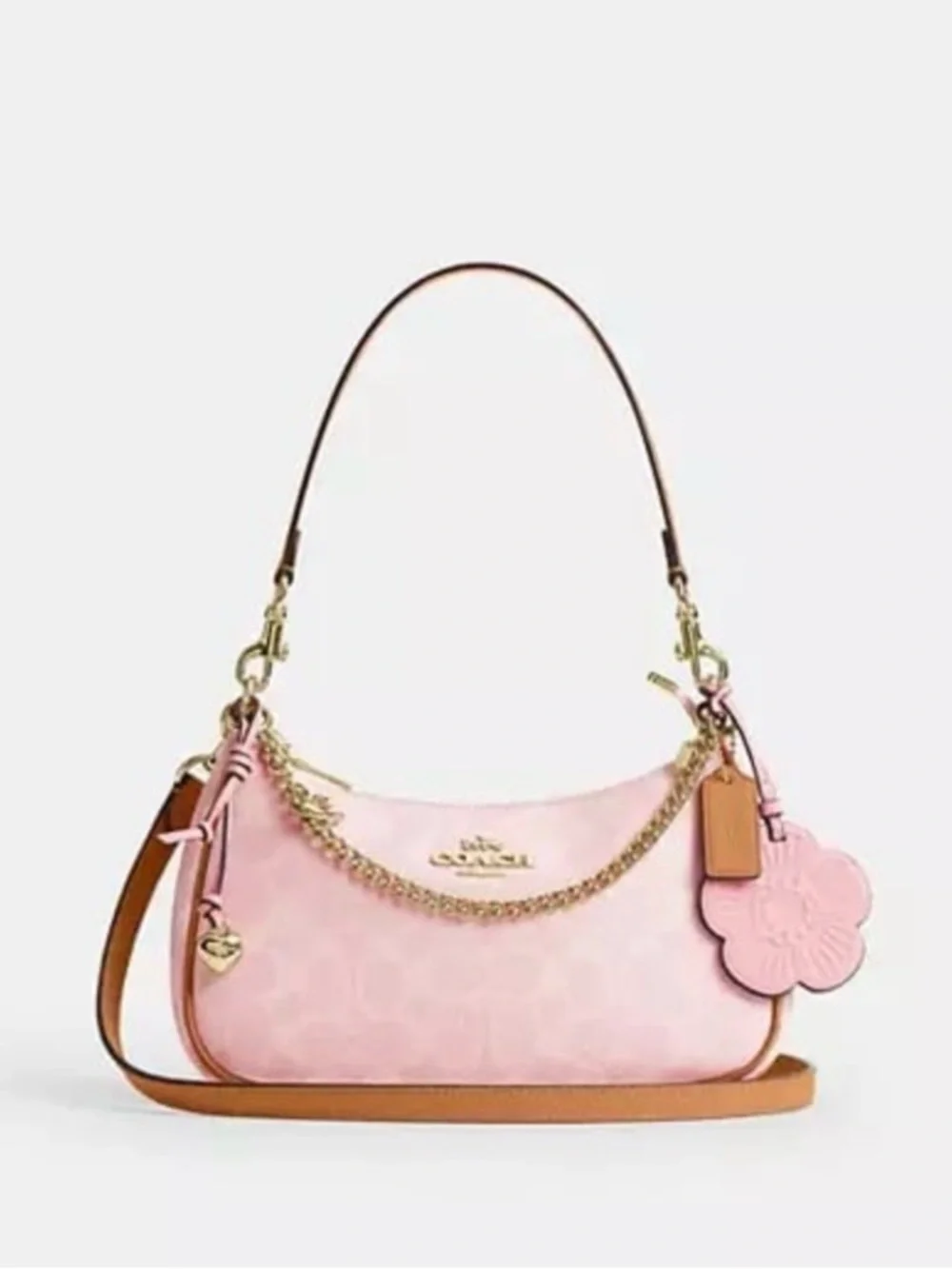 COACH POWER PINK TERI SHOULDER. - Picture 1 of 14